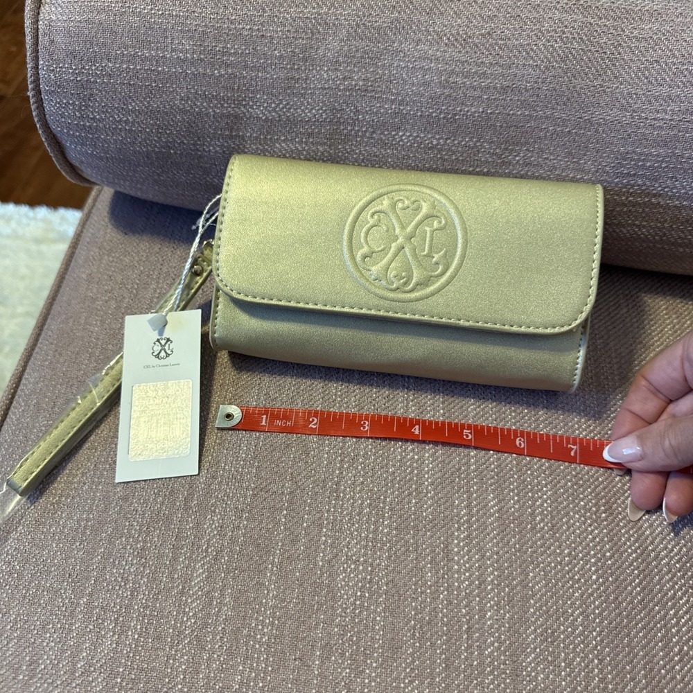 NEW CXL by Christian Lacroix Women's Park Smooth Sm Clutch w/Detachable Wristlet